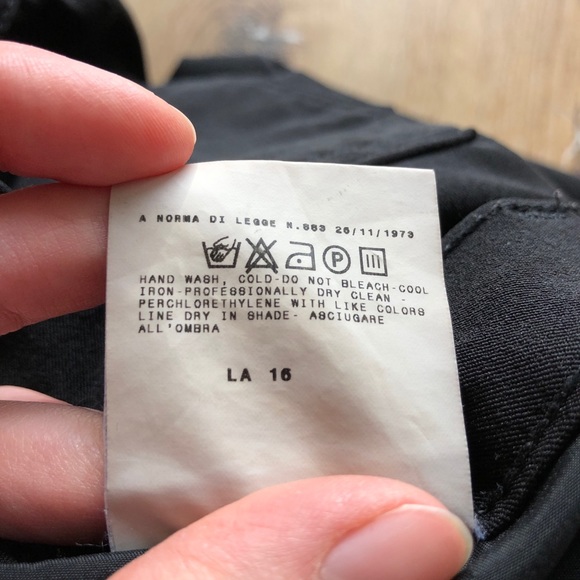 Versace Jeans Couture High Rise Black Dress Pants, Made in Italy - Picture 14 of 16